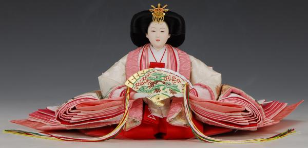 平飾り 雛人形　京都西陣帯 山口美術織物　山口美術織物の菊御苑唐織